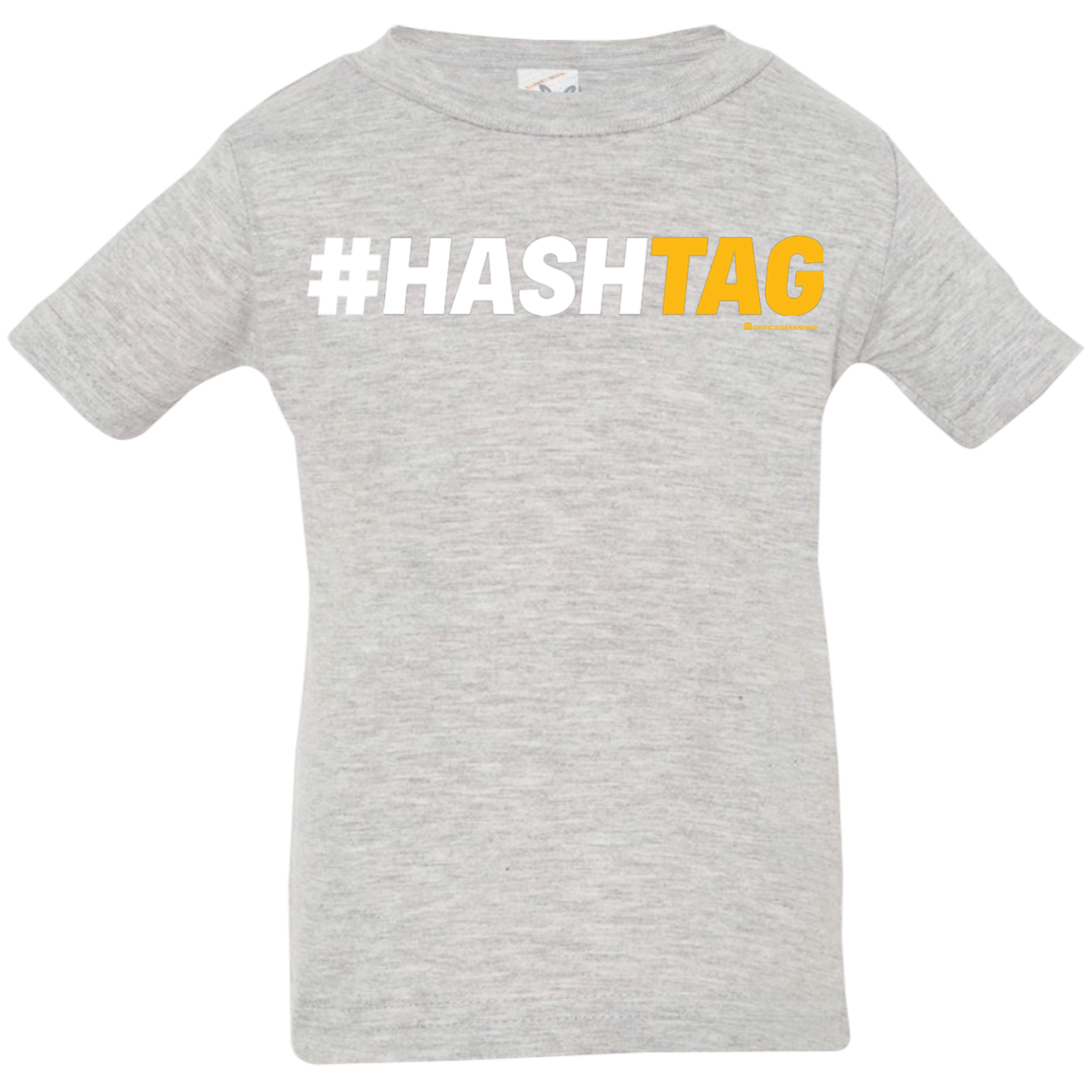 T-Shirts Heather Grey / 6 Months Hashtag Infant Premium T-Shirt
