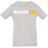 T-Shirts Heather Grey / 6 Months Hashtag Infant Premium T-Shirt