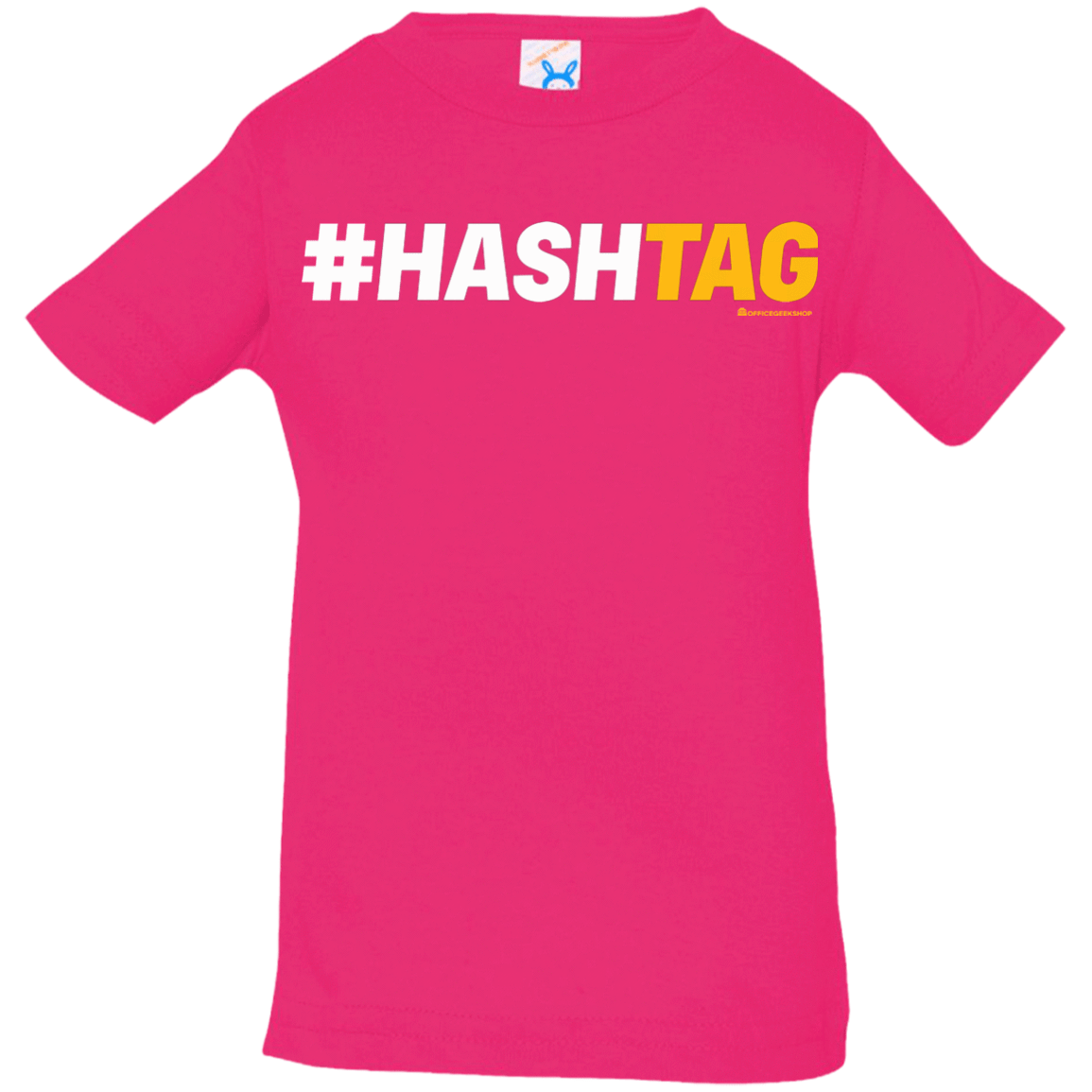 T-Shirts Hot Pink / 6 Months Hashtag Infant Premium T-Shirt