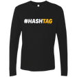 T-Shirts Black / Small Hashtag Men's Premium Long Sleeve