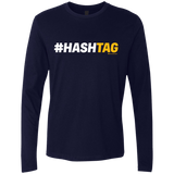 T-Shirts Midnight Navy / Small Hashtag Men's Premium Long Sleeve