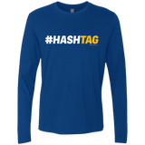 T-Shirts Royal / Small Hashtag Men's Premium Long Sleeve