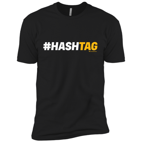 T-Shirts Black / X-Small Hashtag Men's Premium T-Shirt
