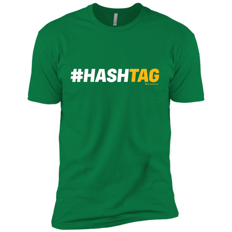 T-Shirts Kelly Green / X-Small Hashtag Men's Premium T-Shirt