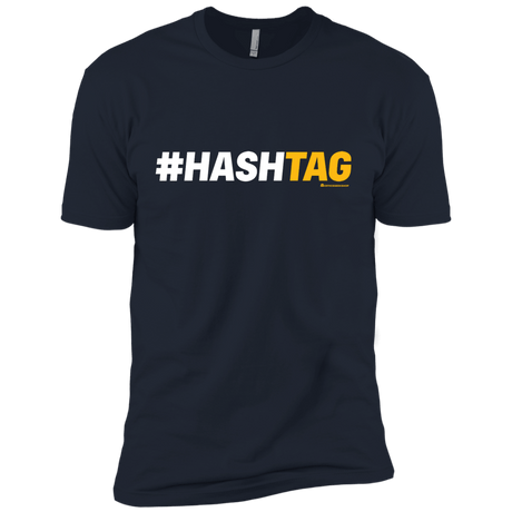 T-Shirts Midnight Navy / X-Small Hashtag Men's Premium T-Shirt