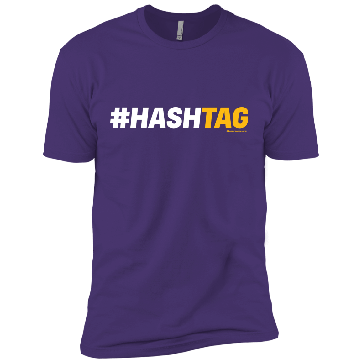 T-Shirts Purple Rush/ / X-Small Hashtag Men's Premium T-Shirt
