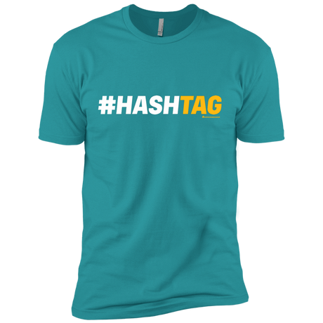 T-Shirts Tahiti Blue / X-Small Hashtag Men's Premium T-Shirt