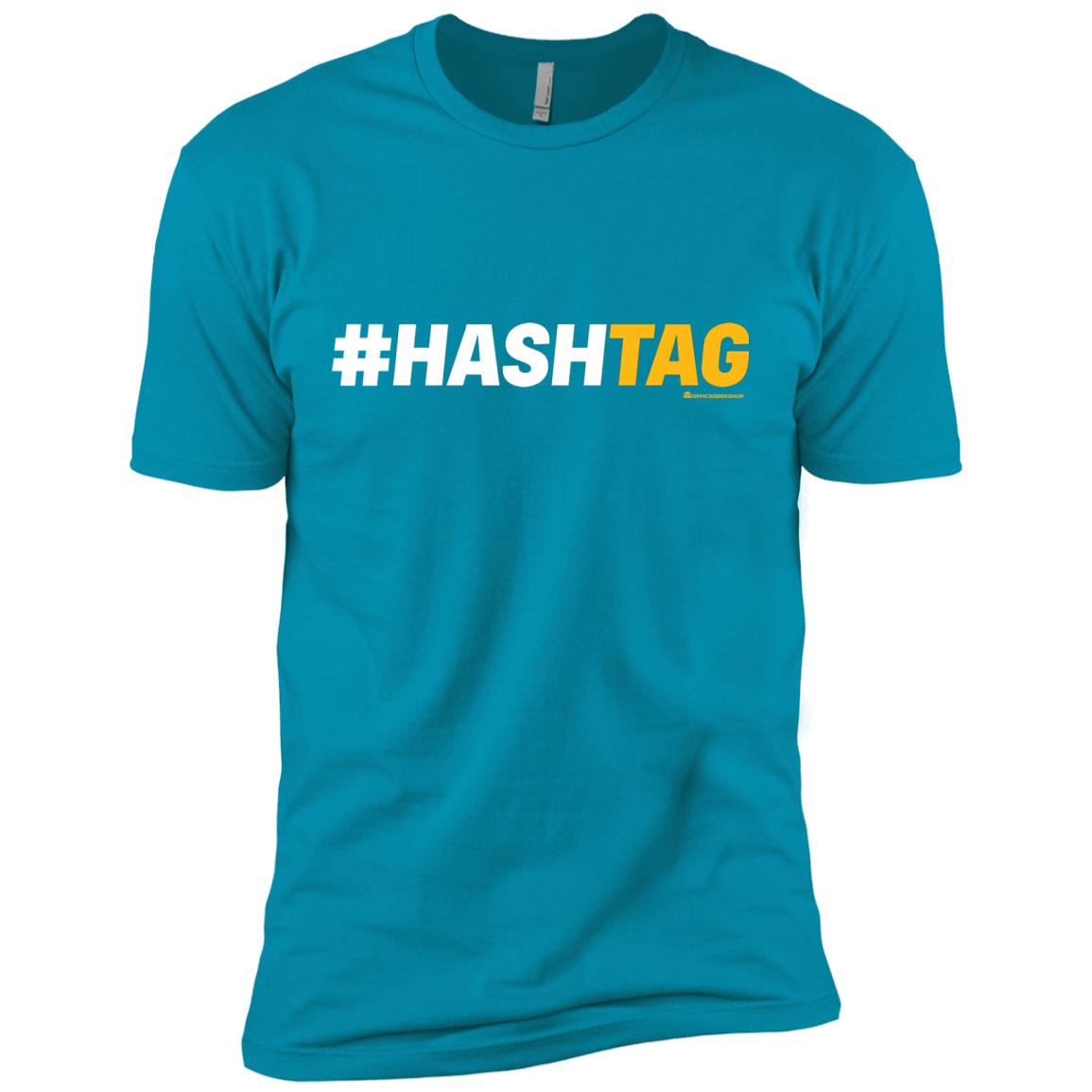 T-Shirts Turquoise / X-Small Hashtag Men's Premium T-Shirt
