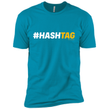 T-Shirts Turquoise / X-Small Hashtag Men's Premium T-Shirt