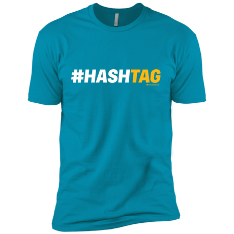 T-Shirts Turquoise / X-Small Hashtag Men's Premium T-Shirt