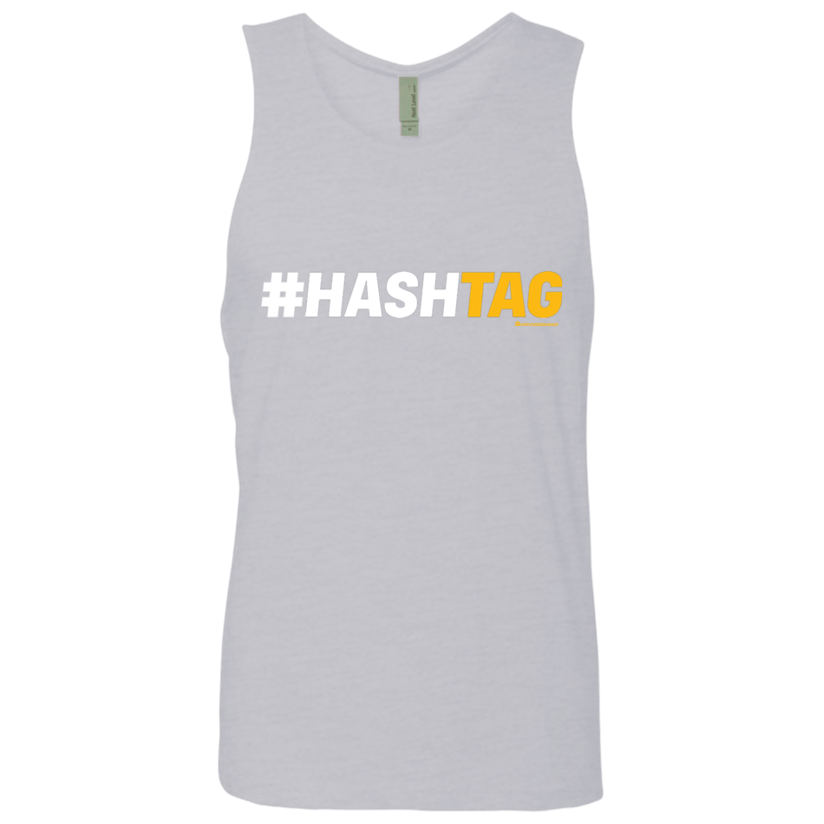 T-Shirts Heather Grey / Small Hashtag Men's Premium Tank Top