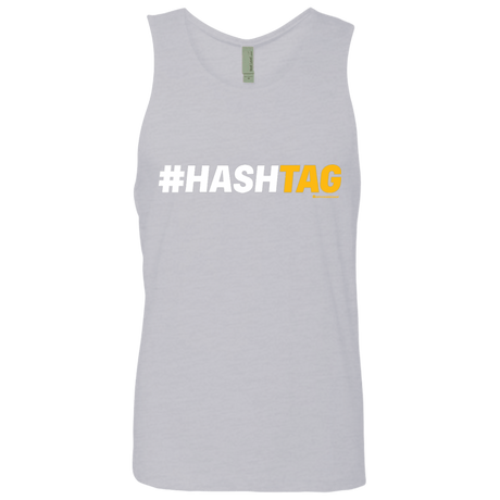 T-Shirts Heather Grey / Small Hashtag Men's Premium Tank Top