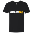 T-Shirts Black / X-Small Hashtag Men's Premium V-Neck