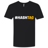 T-Shirts Black / X-Small Hashtag Men's Premium V-Neck