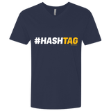 T-Shirts Midnight Navy / X-Small Hashtag Men's Premium V-Neck