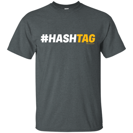 T-Shirts Dark Heather / Small Hashtag T-Shirt
