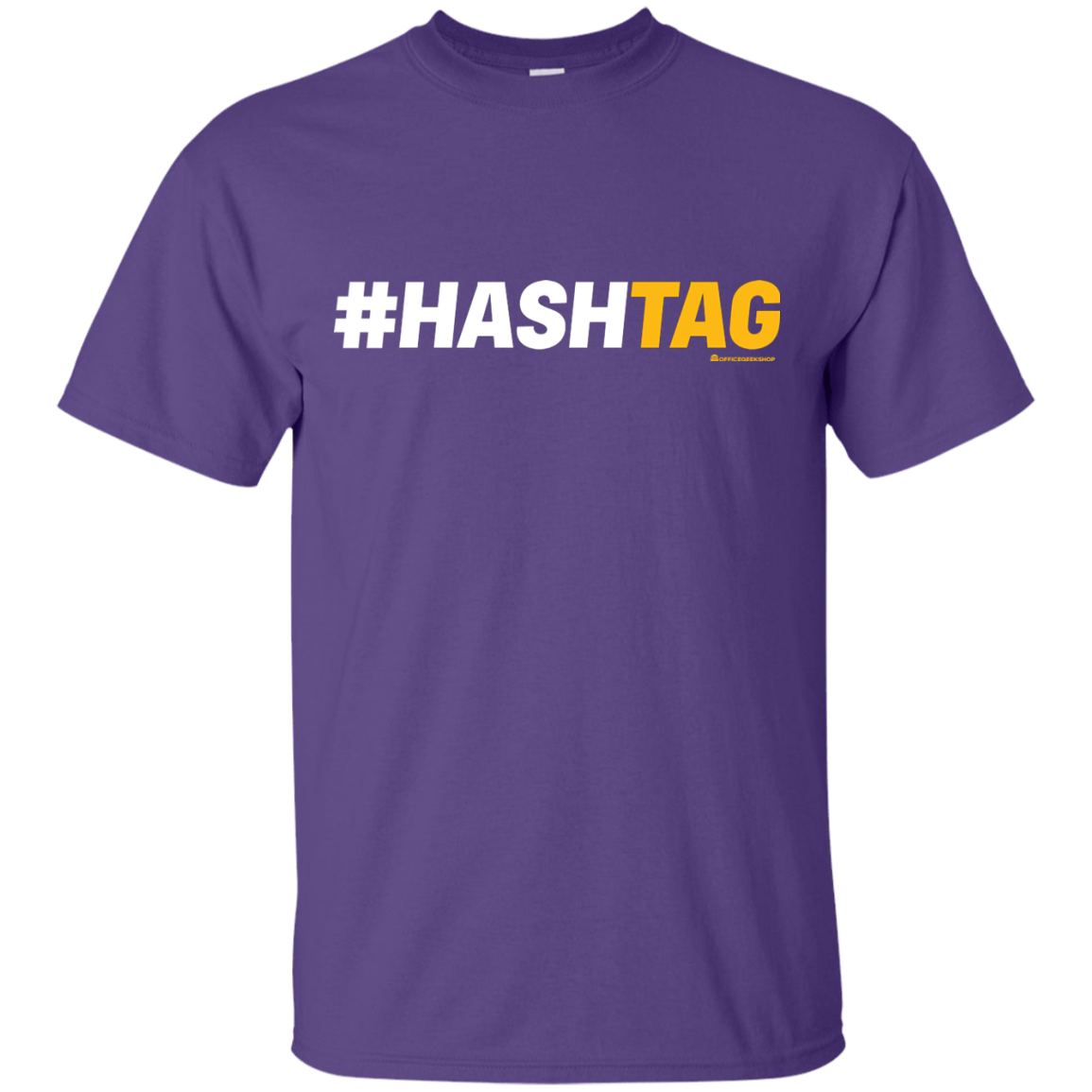 T-Shirts Purple / Small Hashtag T-Shirt