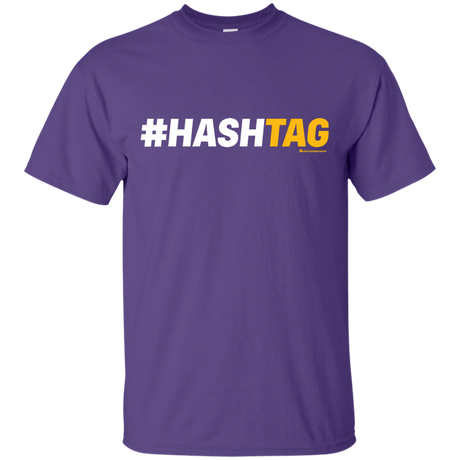 T-Shirts Purple / Small Hashtag T-Shirt