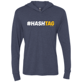 T-Shirts Vintage Navy / X-Small Hashtag Triblend Long Sleeve Hoodie Tee