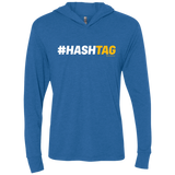T-Shirts Vintage Royal / X-Small Hashtag Triblend Long Sleeve Hoodie Tee