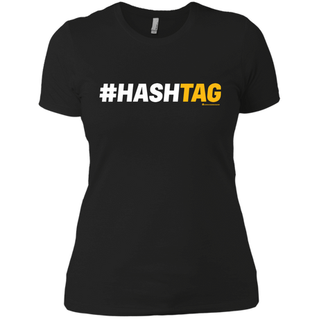 T-Shirts Black / X-Small Hashtag Women's Premium T-Shirt