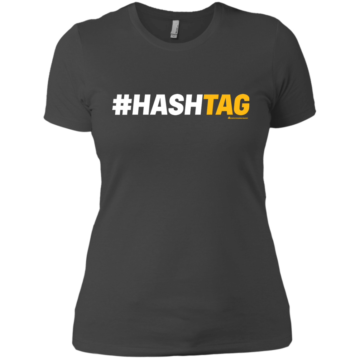 T-Shirts Heavy Metal / X-Small Hashtag Women's Premium T-Shirt