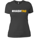 T-Shirts Heavy Metal / X-Small Hashtag Women's Premium T-Shirt