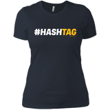 T-Shirts Indigo / X-Small Hashtag Women's Premium T-Shirt