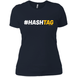 T-Shirts Midnight Navy / X-Small Hashtag Women's Premium T-Shirt