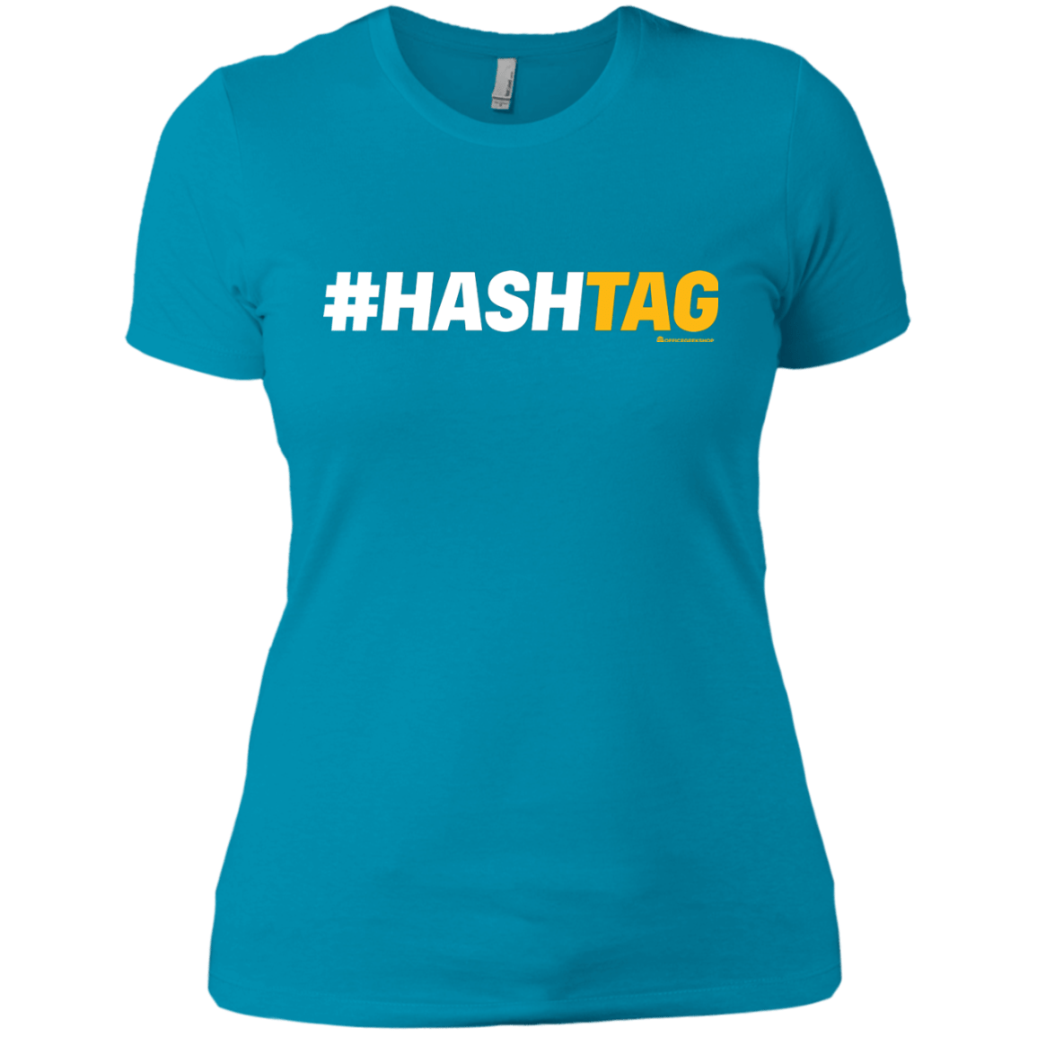 T-Shirts Turquoise / X-Small Hashtag Women's Premium T-Shirt