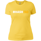 T-Shirts Vibrant Yellow / X-Small Hashtag Women's Premium T-Shirt