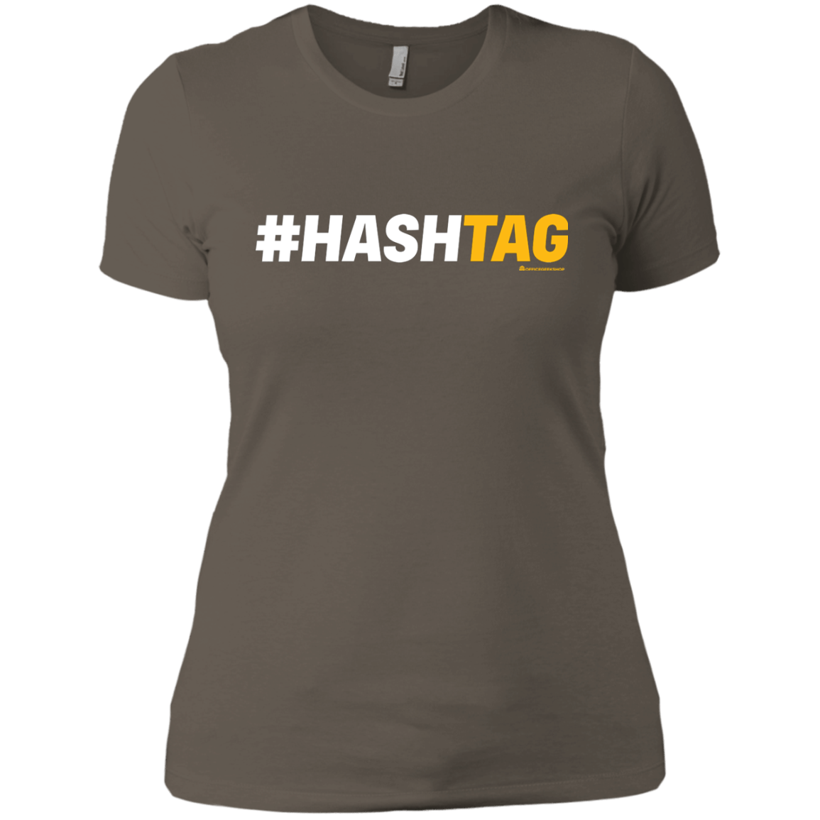 T-Shirts Warm Grey / X-Small Hashtag Women's Premium T-Shirt