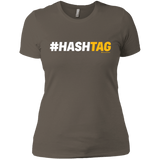 T-Shirts Warm Grey / X-Small Hashtag Women's Premium T-Shirt