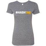 T-Shirts Premium Heather / Small Hashtag Women's Triblend T-Shirt