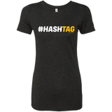 T-Shirts Vintage Black / Small Hashtag Women's Triblend T-Shirt