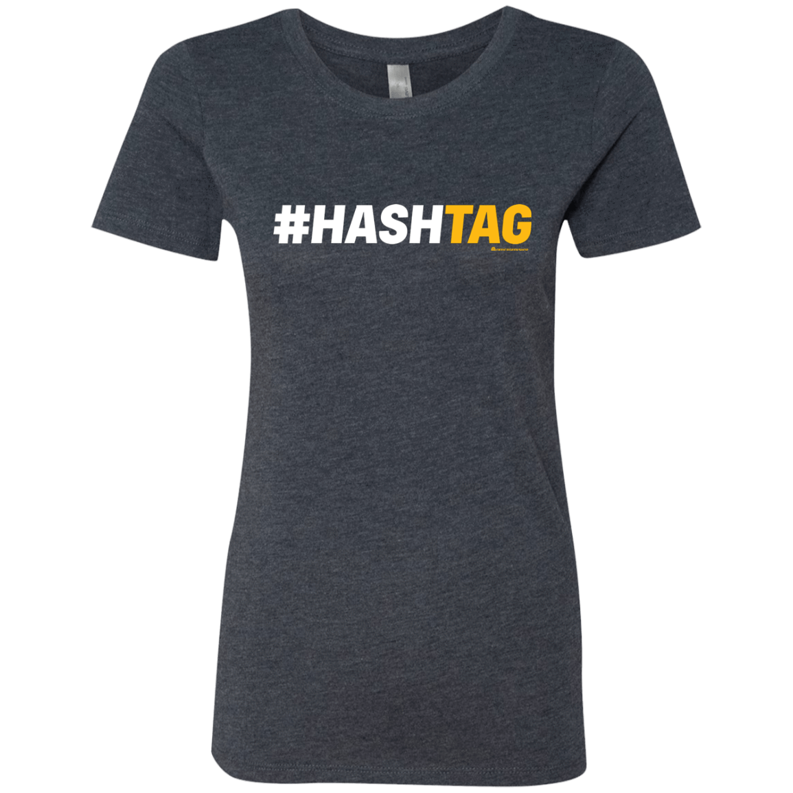 T-Shirts Vintage Navy / Small Hashtag Women's Triblend T-Shirt