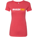 T-Shirts Vintage Red / Small Hashtag Women's Triblend T-Shirt