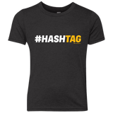 T-Shirts Vintage Black / YXS Hashtag Youth Triblend T-Shirt
