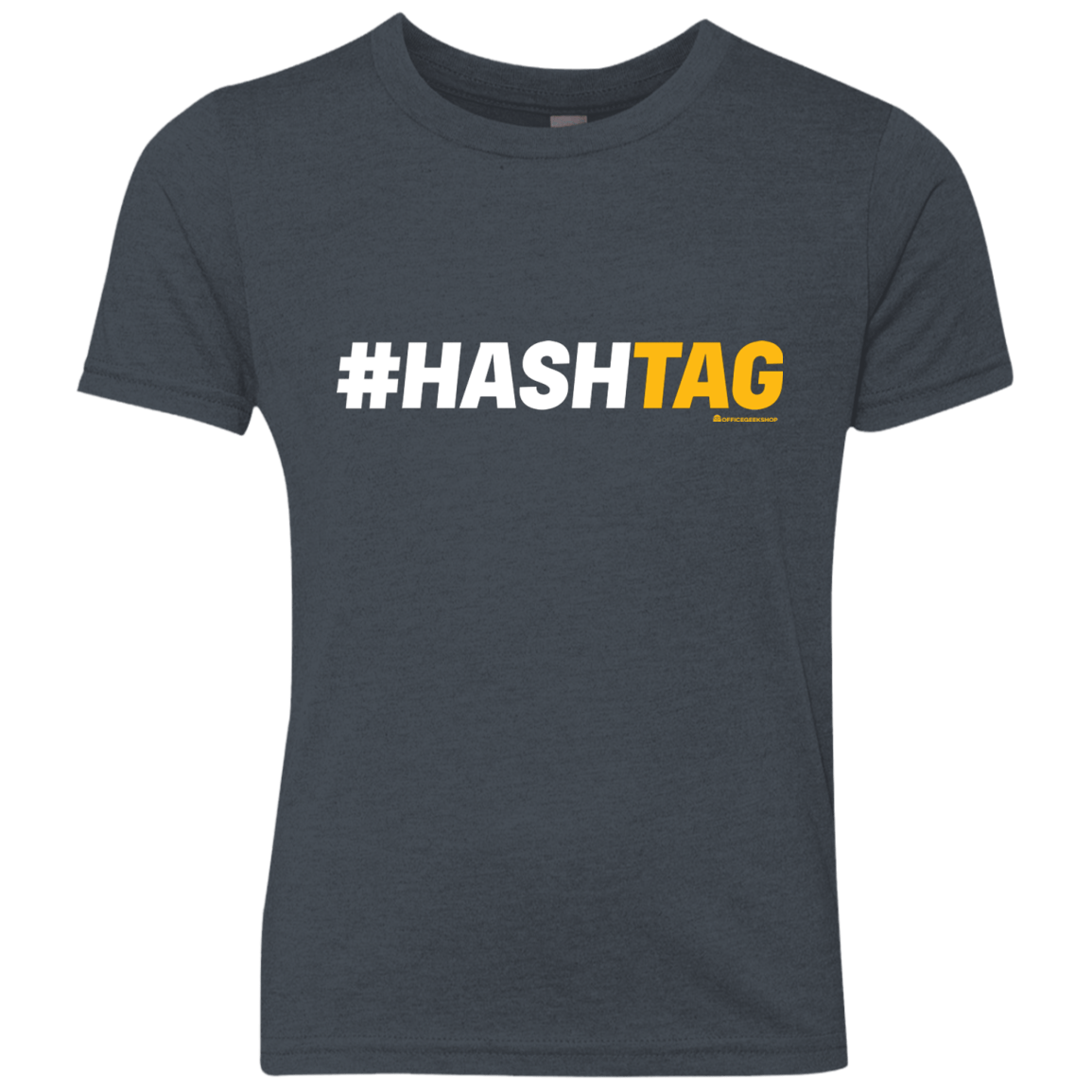 T-Shirts Vintage Navy / YXS Hashtag Youth Triblend T-Shirt