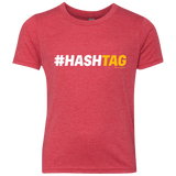 T-Shirts Vintage Red / YXS Hashtag Youth Triblend T-Shirt