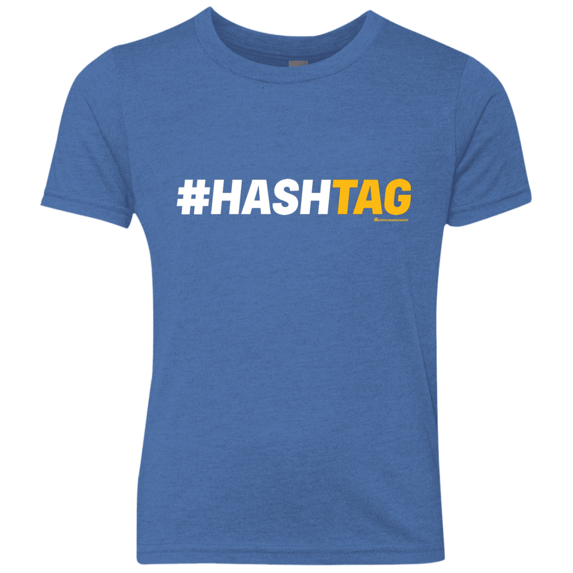 T-Shirts Vintage Royal / YXS Hashtag Youth Triblend T-Shirt