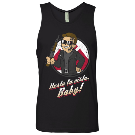 T-Shirts Black / Small Hasta la Vista Baby Men's Premium Tank Top