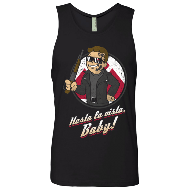T-Shirts Black / Small Hasta la Vista Baby Men's Premium Tank Top