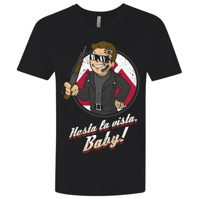 T-Shirts Black / X-Small Hasta la Vista Baby Men's Premium V-Neck