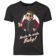 T-Shirts Vintage Black / YXS Hasta la Vista Baby Youth Triblend T-Shirt