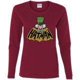 T-Shirts Cardinal / S Hatman Women's Long Sleeve T-Shirt