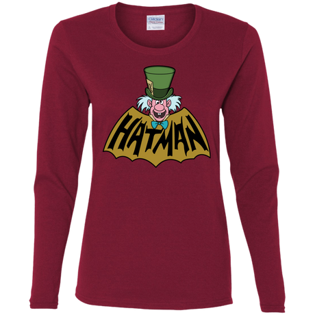 T-Shirts Cardinal / S Hatman Women's Long Sleeve T-Shirt