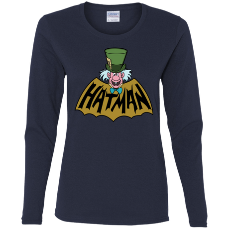 T-Shirts Navy / S Hatman Women's Long Sleeve T-Shirt