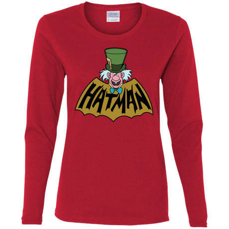 T-Shirts Red / S Hatman Women's Long Sleeve T-Shirt