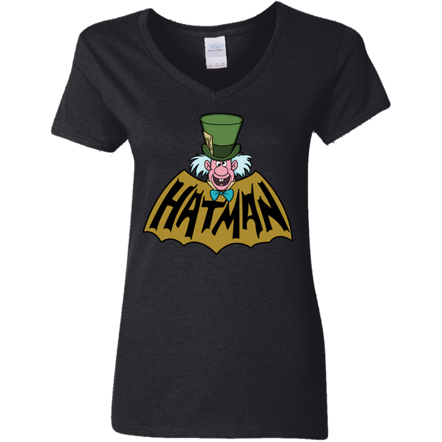 T-Shirts Black / S Hatman Women's V-Neck T-Shirt